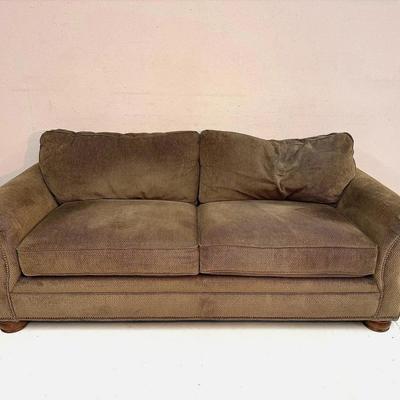 LAZBOY Comfortable Brown Corduroy Sofa / Couch – Classic Style