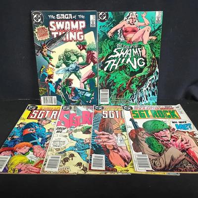 DC Bronze–Early Modern Age Comics — Sgt. Rock & Swamp Thing