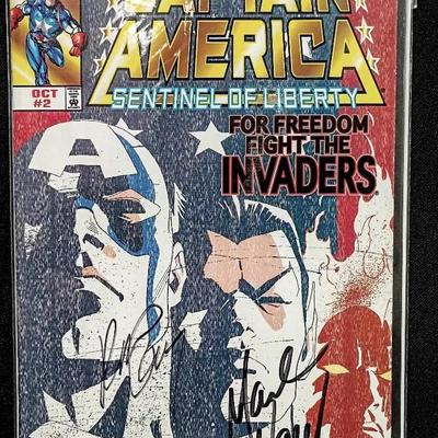 Dual-Signed Captain America: Sentinel of Liberty #2 (1998)