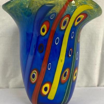 Murano Double Cased Vase 