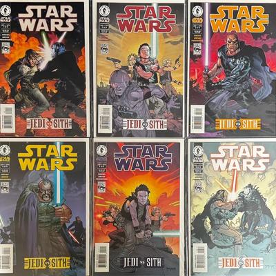 Dark Horse Comics- Starwars Jedi vs Sith #1-6