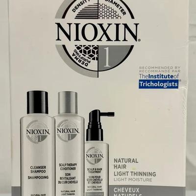 NIB Nioxin System 1 Hair Care Kit – Cleanser, Conditioner & Treatment