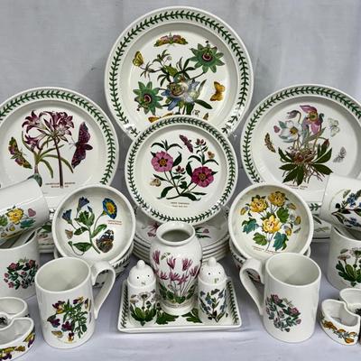 40+-pc Set Portmeirion Botanic Garden Mixed Dinnerware & Serveware w/ Platter, Mugs, Bowls & More