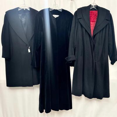 Women’s Vintage Coats — Cashmere, Velvet & Wool (sz S/M)