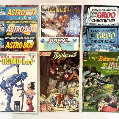 Mixed Collection Of Comics Including Lady Death & Bad Kitty #1 Of 1 And More