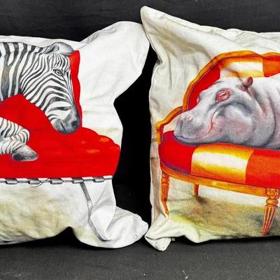 Down-filled Whimsical Accent Pillows 