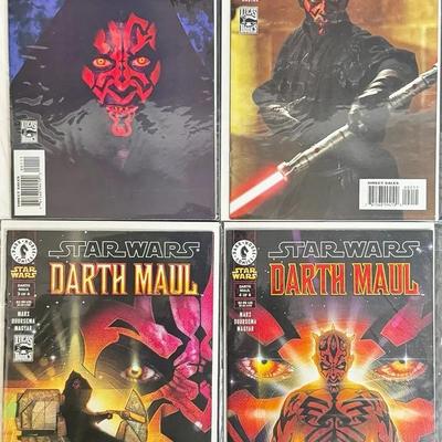 Starwars Darth Maul, Qui Gon & Obi Wan + Jango Fett Open Seasons Comics! 