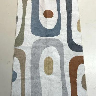 nuLoom Abstract Machine washable Area Rug 5 x 3