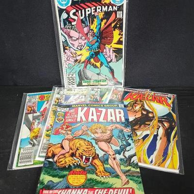 Ka-Zar & Bronze Age Adventure Comics with DC Special Superm