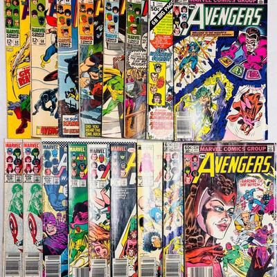 Vintage Marvel Avengers Comic Book Collection (17 Issues)