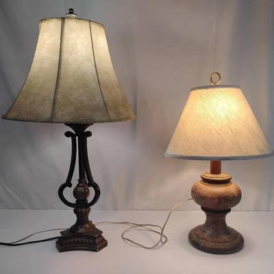 Pair of Vintage-Style Table Lamps - Mixed Lot