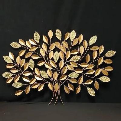Mid- Century Style Leaf Wall Hanging