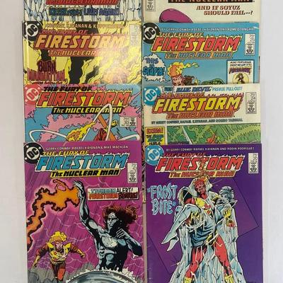 (8) Vintage Firestorm Comics #’s 20, 24, 25, 30, 33, 34, 43, & 73