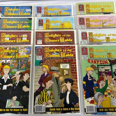 (12) 2000-2001 “Knights of the Dinner Table” # 47-58