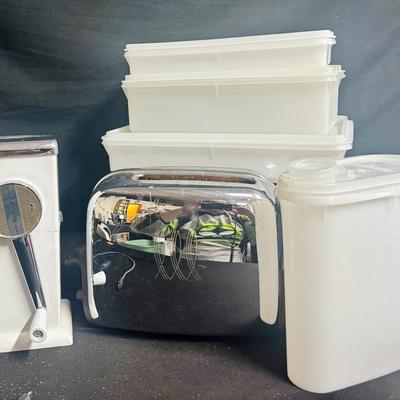 Ice-O-Mat, Toastmaster + Tupperware Storage! 