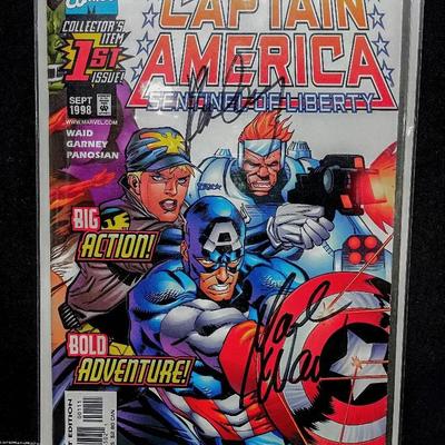 Dual Signed Captain America: Sentinel of Liberty #1