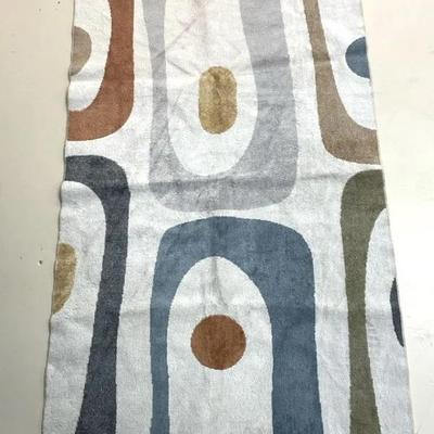 nuLoom Abstract Machine Washable Area Rug 4 x 6