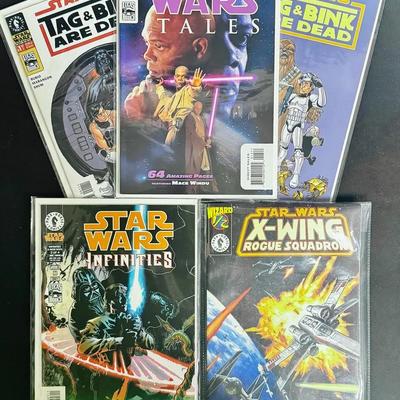 Starwars Comics-Limited Edition “Starwars X-Wing Rogue Squadron #1/2”, Tag & Brink Are Dead + More! 