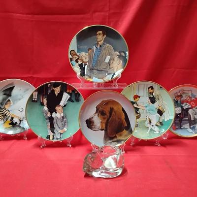 Vintage Collector Plate Lot: Norman Rockwell & More!