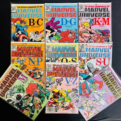 The official handbook of the Marvel Universe Comic Book Collection 