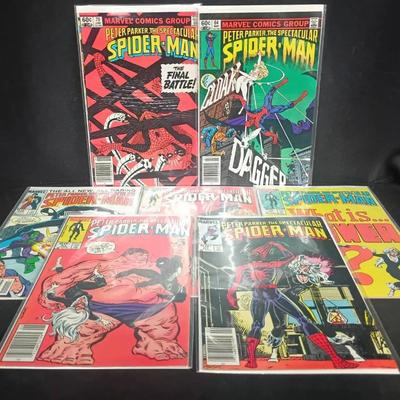 "Peter Parker, The Spectacular Spider-Man" Bagged & Boarded Comics