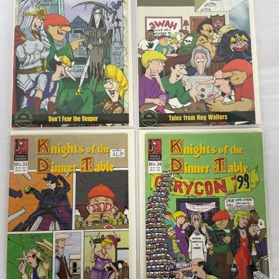 Pristine “Knights of the Dinner Table” # 31-34