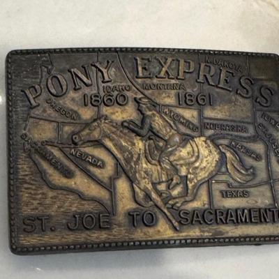 Vintage belt buckles