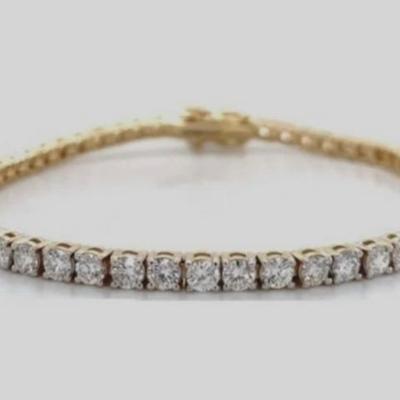 10 carat diamond bracelet