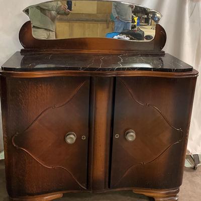 Vintage Curved Buffet 