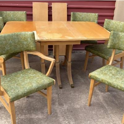 Avocado Blonde Dining Set