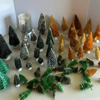 Glittery And Frosted Tree For Decor