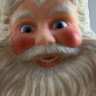 Lenox.  Santa ( Matte Face Hand Painted.) Cookie Jar. 
