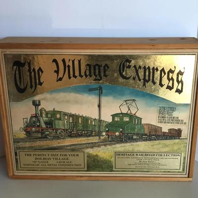 *missing some pieces* The Village Express; Heritage Railroad Collection “O” Gauge 