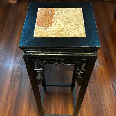 Chinese Like Stone Top Night Stand “B”