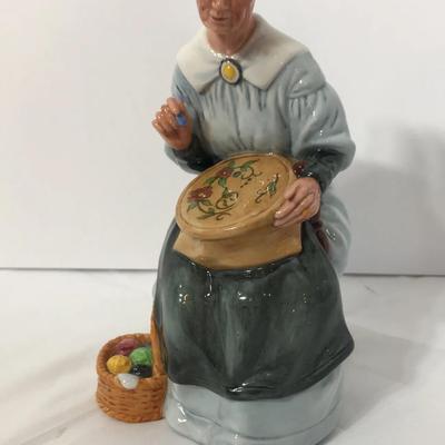 ‘ Embroidering ‘ by Royal Doulton 