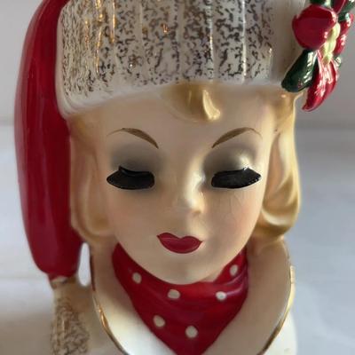 Napco Ware. Christmas Head Vase. CX5409