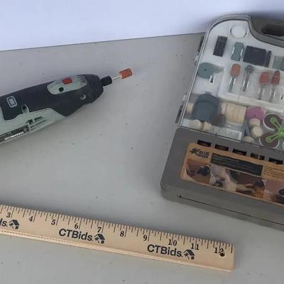 Craftsman Dremel w/ Blue Hawk Rotary Tool Accessory Set
