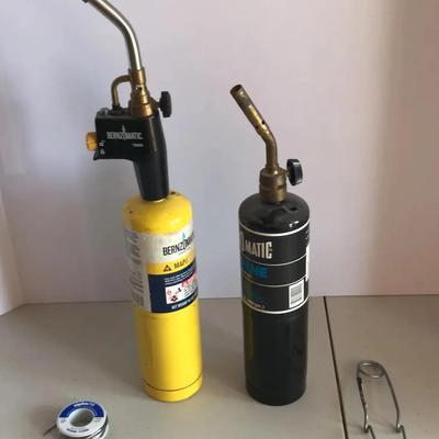 MAP Gas w/ Pizo Bernzomatic starter, Propane bottle, Sparker, & A Spool Of Rosin Core