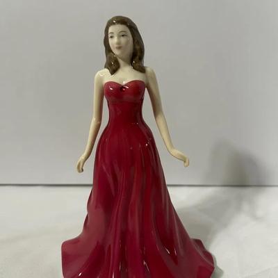 Royal Doulton January Garnet Figurine, part of The Gemstones Collection. 