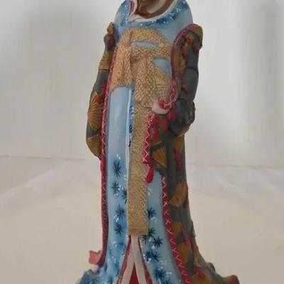 Japanese Figurine In  Traditional Kimono