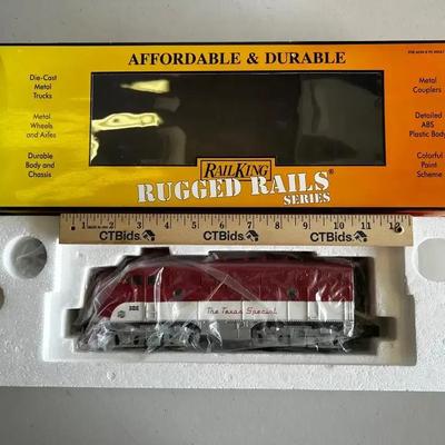 Rail King Rugged Series F-3 Diesel Engine MTH DCS, O Scale