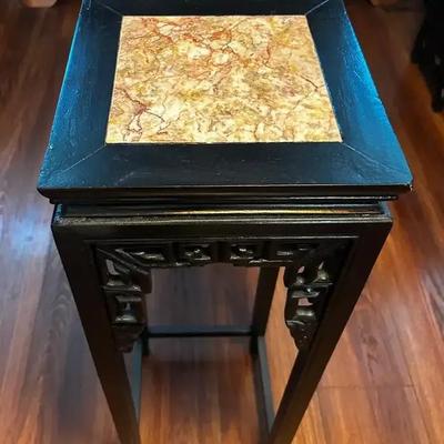 Chinese Stone Top Like Night Stand “A”