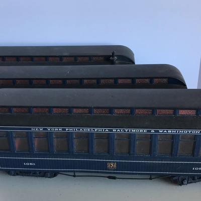 3 Lighted Passenger Railcars, G Scale; 1 Bonus Car without any wheels 