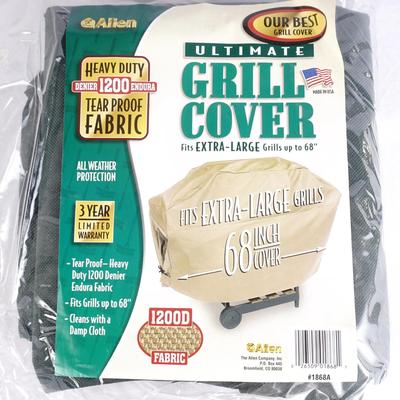 Allen Outdoor BBQ Grill Cover with Temperature Fork