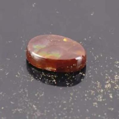 Fire Agate Loose Gemstone – Oval Cut, ~3.5 ct (est.)
