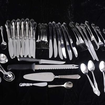 Stainless Steel Flatware Assortment by Oneida & Other Makers – Mixed Pieces