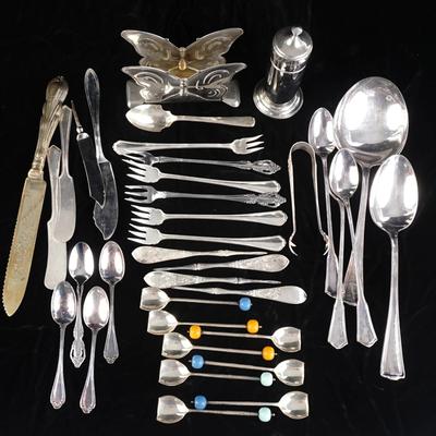 Eclectic Lot of Silver Plate Serving Ware – Rogers, Oneida & More