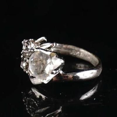 18K Gold Filled Cluster Cocktail Ring – Size 5, (3.4g)