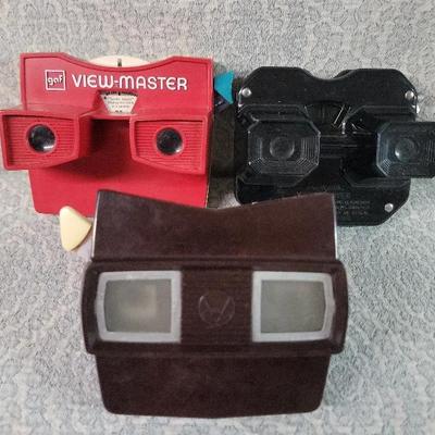 Vintage View-Master Stereoscopic Viewers