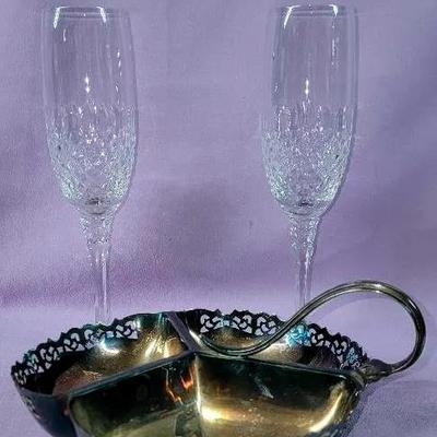 Waterford Crystal And Silver 
